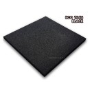 RUBBER SAFETY FLOORING ECO TILES (แผ่นยางกันกระแทก รุ่นเม็ด) BLACK SIZE 50x50x2.5CM WEIGHT 5KG 1Y. 